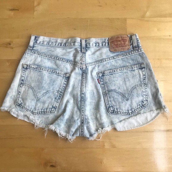 Levi's | Shorts | Levis 569 Shorts Loose Straight High Waist Jean ...